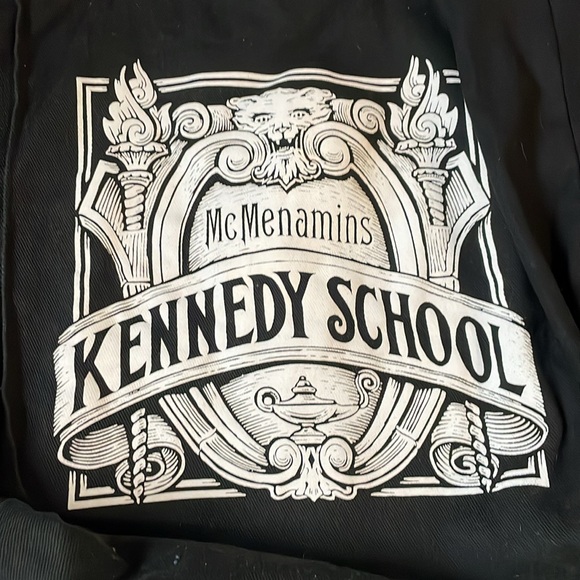 Bundle of 3 Mcmenamins Brewery Cotton Canvas Travel Tote Bags In Black & Natural - Picture 2 of 9